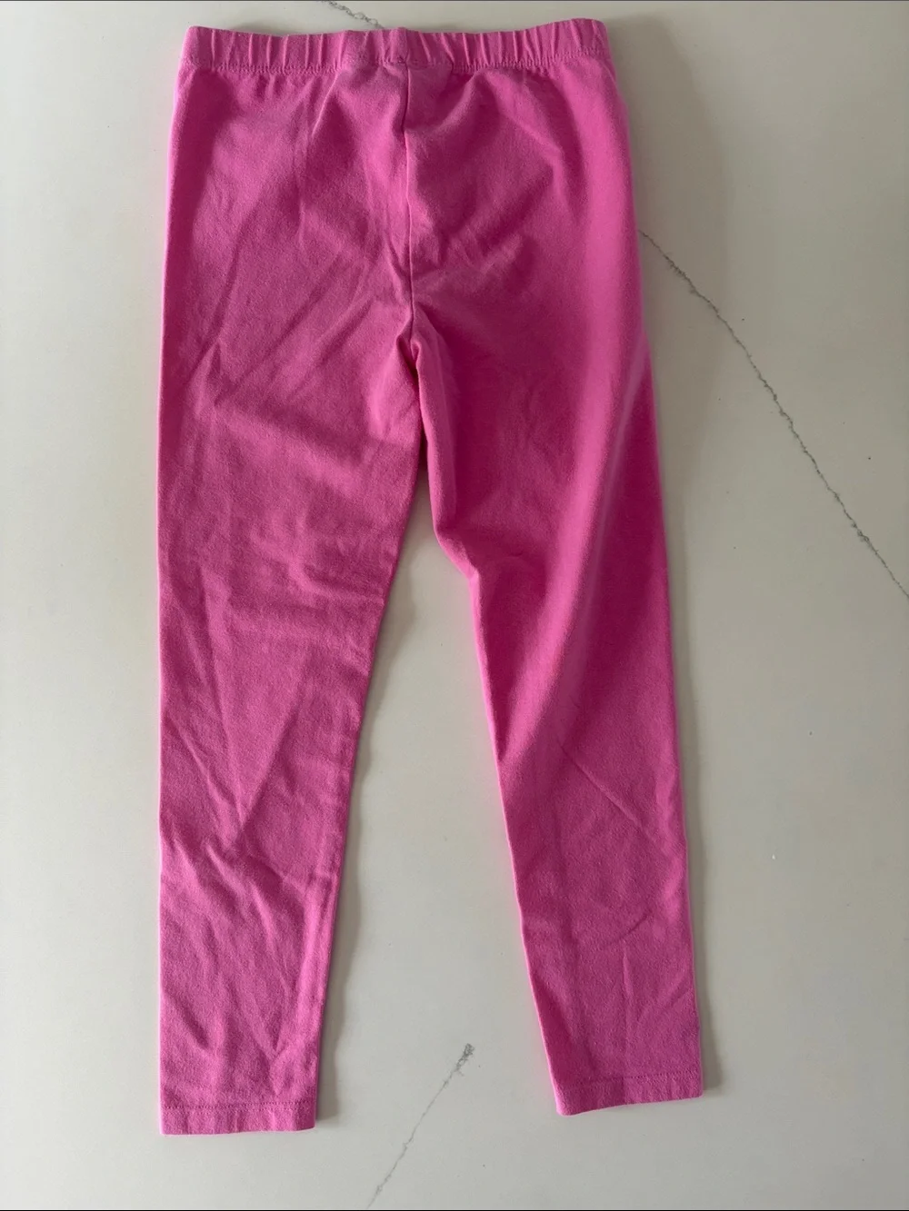 Ralph Lauren Girls Pink Stretch Knit Leggings